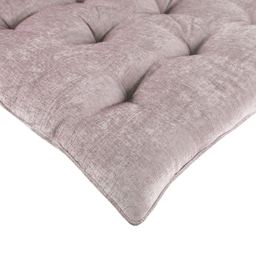 Poly Chenille Lounge Floor Pillow Cushion Blush Polyester