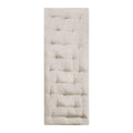 Poly Chenille Lounge Floor Pillow Cushion Ivory Polyester