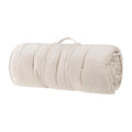 Poly Chenille Lounge Floor Pillow Cushion Ivory Polyester