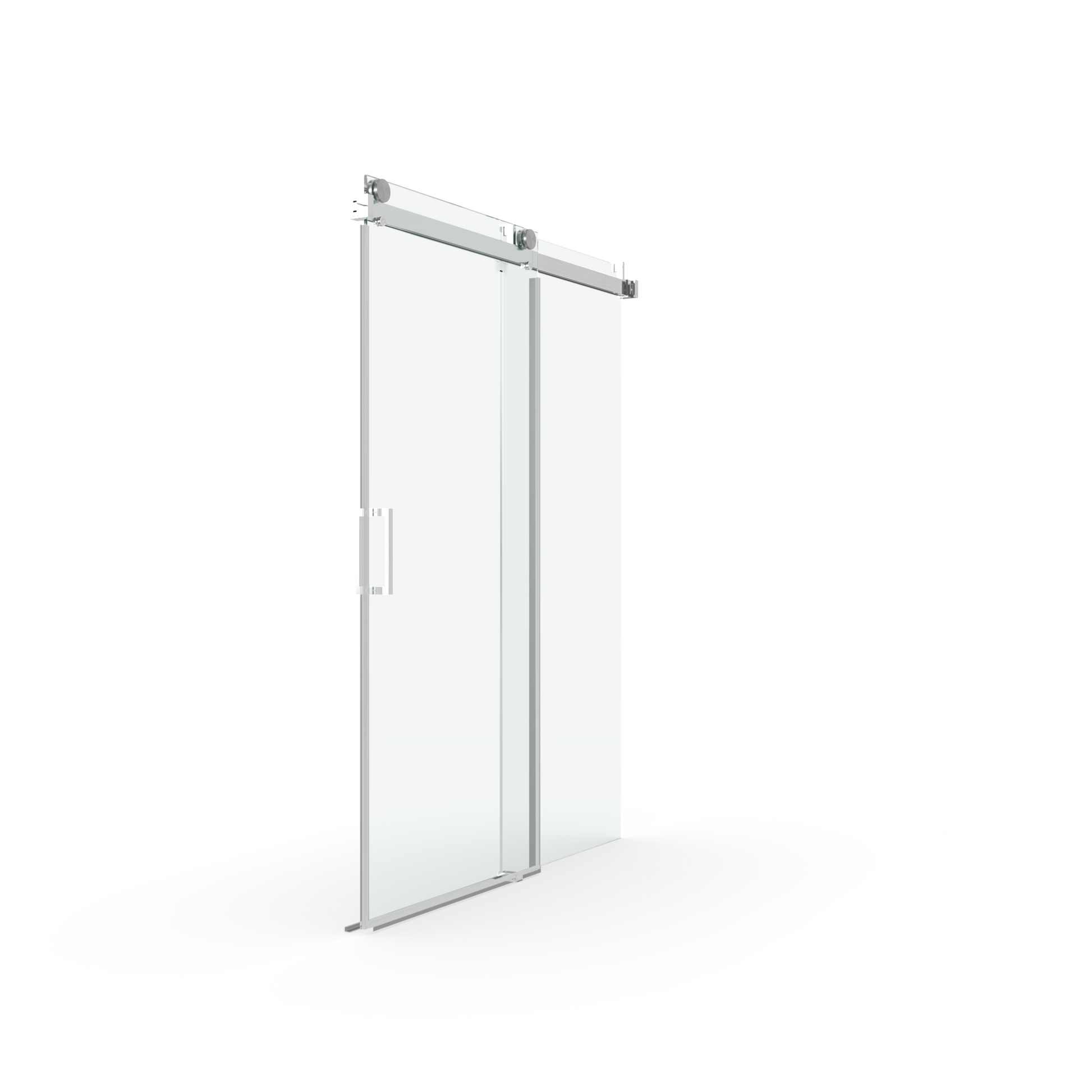 56 To 60 In. W X 76 In. H Sliding Frameless Soft Close Shower Door With Premium 3 8 Inch 10Mm Thick Tampered Glass In Brushed Nickel 22D01 60Bn Brushed Nickel Tempered Glass