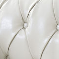 1 Seater Sofa For Living Room White Pu