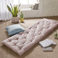 Poly Chenille Lounge Floor Pillow Cushion Blush Polyester