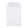 Queen Size Murphy Bed With Rotable Desk, White Box Spring Not Required Queen White Wood Bedroom Pine Bed Frame Solid Wood Mdf