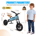 Children'S Outdoor Off Road Electric Bicycle Blue 150 199 Lbs Aluminium Alloy 5 To 8 Years Aluminium Alloy Outdoor