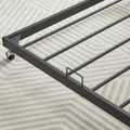 Daybed, Sofa Bed Metal Framed With Trundle Twin Size, Black, 77''L X 40.6'' W X 14.5'' H Twin Black Steel