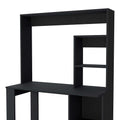 Palisades Computer Desk With Hutch And Storage Shelves Black Black Engineered Wood