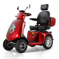 Fastest Mobility Scooter With Four Wheels For Adults & Seniors, Red 800W Red Abs Pc