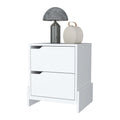 Ralston 2 Drawer Nightstand In White White Engineered Wood