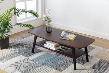 Bahamas 47" Espresso Coffee Table Espresso Wood