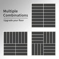 Patio Interlocking Deck Tiles, 12