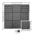 Patio Interlocking Deck Tiles, 12