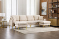 Untied We Win Accent Sofa Living Room Sofa Sectional Sofa Beige Velvet