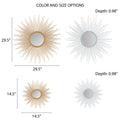 Sunburst Wall Decor Mirror 29.5