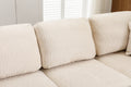 Untied We Win Accent Sofa Living Room Sofa Sectional Sofa Beige Velvet