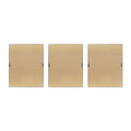 Abstract Framed Canvas 3 Piece Set Multi Mdf