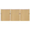 3 Piece Framed Canvas Wall Art Set Black Taupe Mdf