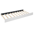 Queen Size Upholstered Platform Bed With Brick Pattern Headboard, With Twin Xl Size Trundle And 2 Drawers, Linen Fabric, Beige Beige Linen