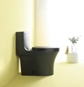 1.1 1.60 Gpf Dual Flush One Piece Toilet, Water Saving Elongated Comfort Height Floor Mounted, Soft Closing Seat, 1000 Gram Map Flushing Score Toilet, Matte Black 23T02 Mb Matt Black Ceramic