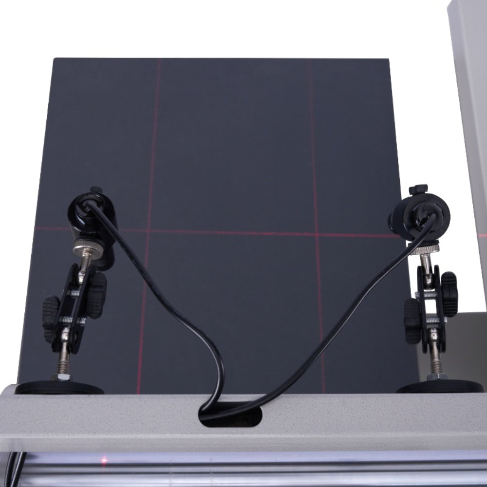 Laser Positioning System For 16" X 24" Pneumatic Heat Press Machine With Double Station Ch6040 Td2 Black Iron