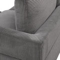 Modular Sectional Sofa With Ottoman L Shaped Corner Sectional For Living Room, Office, Spacious Space Same Sku: Wy000336Aae Gray Polyester Wood Primary Living Space Polyester 6 Seat