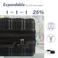 Luggage With Tsa Lock Spinner Wheels Hardside Expandable Luggage Travel Suitcase Check In Luggage Abs 24