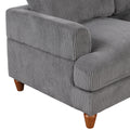 Modular Sectional Sofa With Ottoman L Shaped Corner Sectional For Living Room, Office, Spacious Space Same Sku: Wy000336Aae Gray Polyester Wood Primary Living Space Polyester 6 Seat