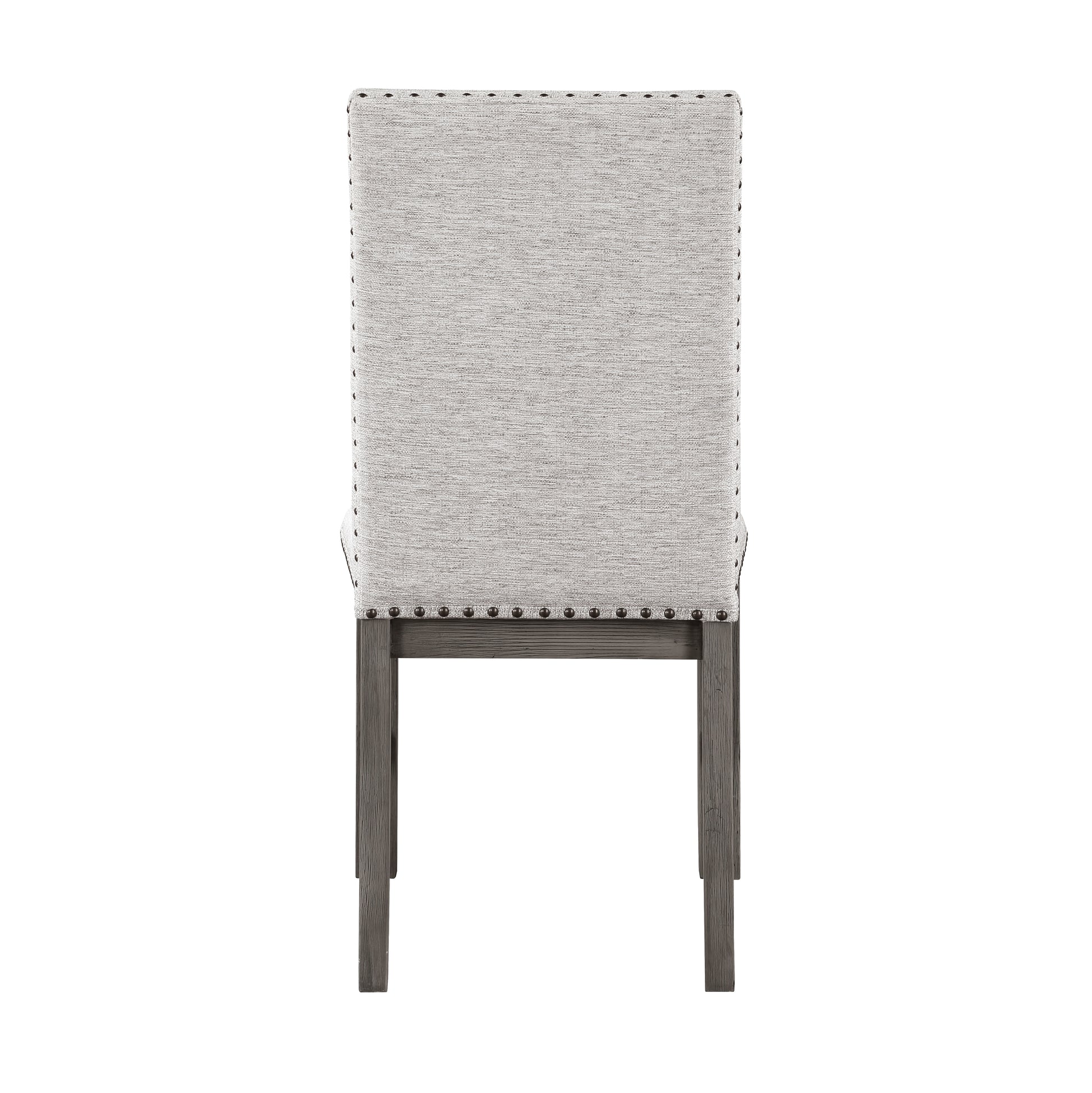 Rustic Design Dining Table 9Pc Set Gray Finish Table W Extension Leaf And 8X Fabric Upholstered Side Chairs Modern Dining Room Furniture Wood Wood Gray Seats 8 Wood Dining Room Extendable Modern Rectangular Dining Table With Chair Wood