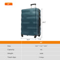 Luggage With Tsa Lock Spinner Wheels Hardside Expandable Luggage Travel Suitcase Check In Luggage Abs 28