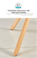 Modern Minimalist Styledining Table Mdf Anti Scratch Top Metal Shelf Metal Heat Transfer Legs Leveling Feet For Dining Room Kitchen Office Table X 1 White White Mdf Mdf