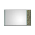 60 X 36Inch Led Mirror Bathroom Vanity Mirror With Back Light, Wall Mount Anti Fog Memory Large Adjustable Vanity Mirrornatural Stone Decoration Decoration Follows Led Changes Matte Black Aluminium