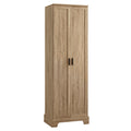 Storage Cabinet With Two Doors For Bathroom, Office, Adjustable Shelf, Mdf Board, Brown Old Sku:Wf302824Aad Brown Mdf