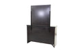 Dresser In Gray Oak Brown Gray Wood