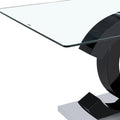 Large Modern Minimalist Rectangular Glass Dining Table For 6 8 With 0.39