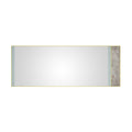 96X 36Inch Led Mirror Bathroom Vanity Mirror With Back Light, Wall Mount Anti Fog Memory Large Adjustable Vanity Mirrornatural Stone Decoration Decoration Follows Led Changes Gold Aluminium