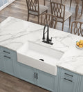 Inch White Farmhouse Sink Deep Apron Sink Undermount Farmhouse Kitchen Sink Single Farm Sink White Fireclay