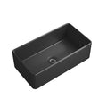 Inch White Farmhouse Sink Deep Apron Sink Undermount Farmhouse Kitchen Sink Single Farm Sink Matt Black Fireclay