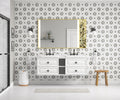 60*23*21In Wall Hung Doulble Sink Bath Vanity Cabinet Only In Bathroom Vanities Without Tops White Abs Steel Q235 Wood Pvc