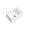 Farmhouse Apron Front White Ceramic Kitchen Sink White Fireclay