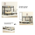 Twin Over Twin & Twin Bunk Beds For 3, Twin Xl Over Twin & Twin Bunk Bed Metal Triple Bunk Bed, Black Pre Sale Date: June 10Th Black Metal