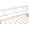 Twin Size Daybed Wood Bed With Two Drawers,White Old Sku:Lp000057Aak White Solid Wood