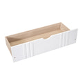 Twin Size Daybed Wood Bed With Two Drawers,White Old Sku:Lp000057Aak White Solid Wood