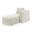 Left Chaise For Modluar Sofa Beige Foam