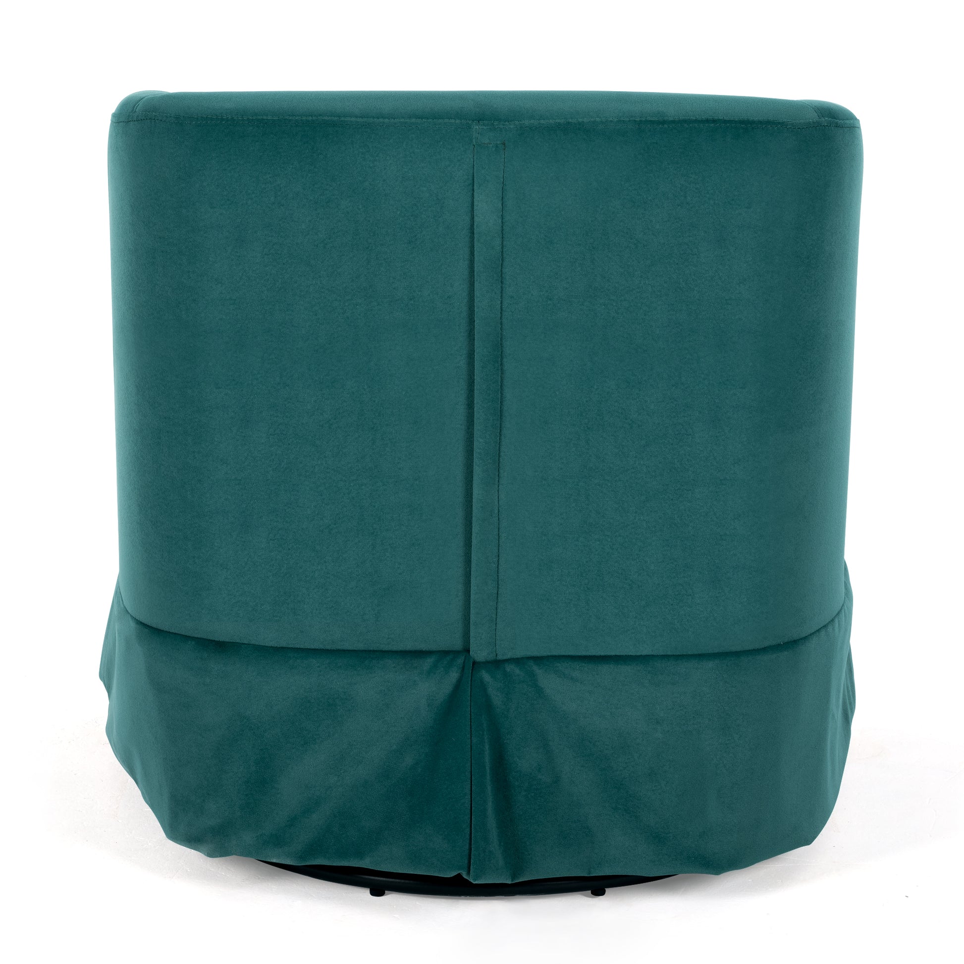27.36" Wide Swivel Chair Green Polyester