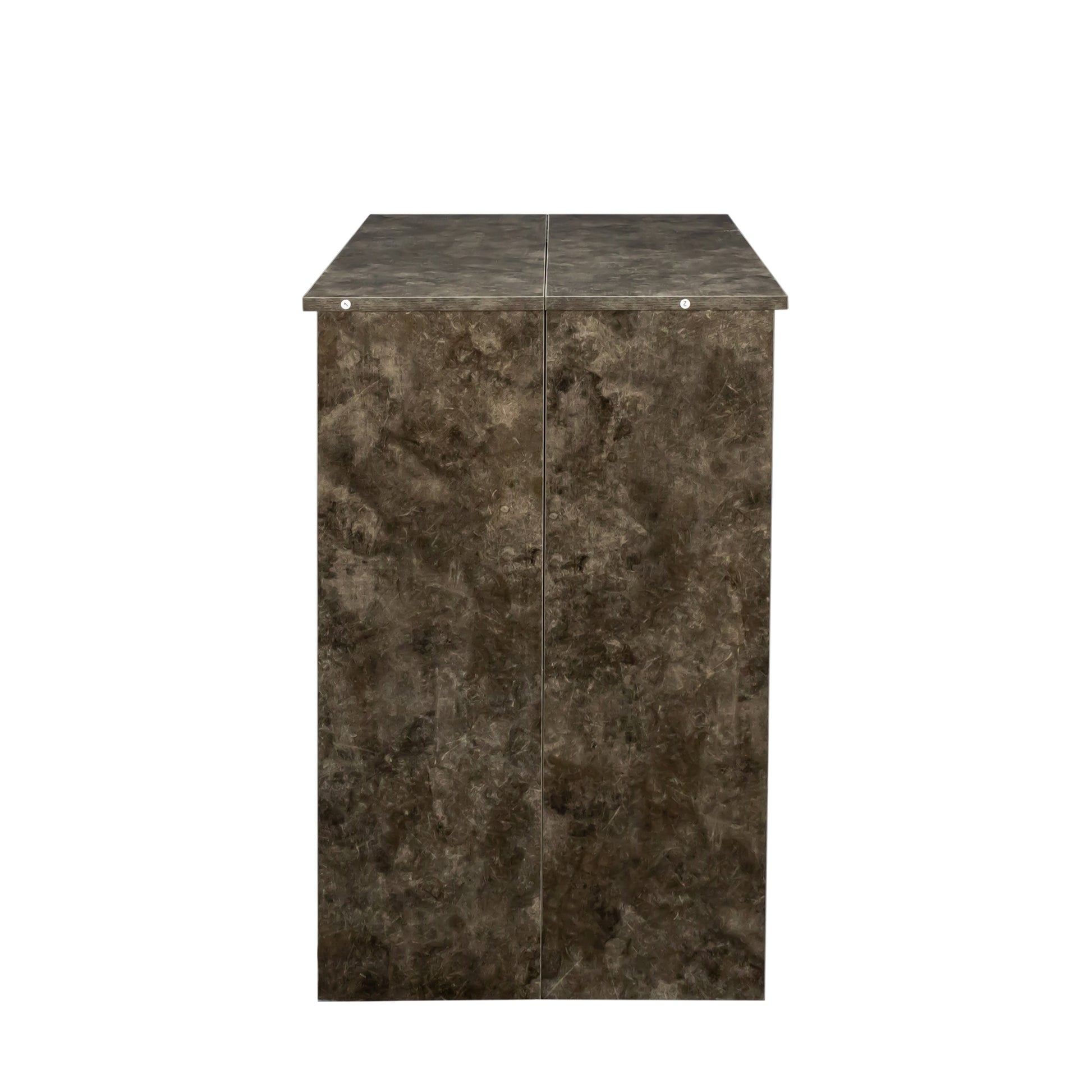 Multifunctional Extendable Console Table Marble Mdf