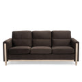 Comfortable Solid Wood Three Seater Sofa Soft Cushions, Durable And Long Lasting,79.5