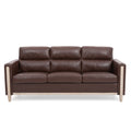 Comfortable Solid Wood Three Seater Sofa Soft Cushions, Durable And Long Lasting,79.5