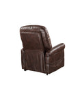 Comfortable Power Recliner Lift Chair Easy Ingress Egress, Heat, Adjustable Massage Plush Seating Experience Walnut Foam Fabric