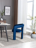 Coolmore Contemporary Designed Velvet Fabric Upholstered Accent Dining Chair Barrel Side Chairs Kitchen Armchair For Living Room Set Of 2 Navy Velvet Navy Foam Velvet