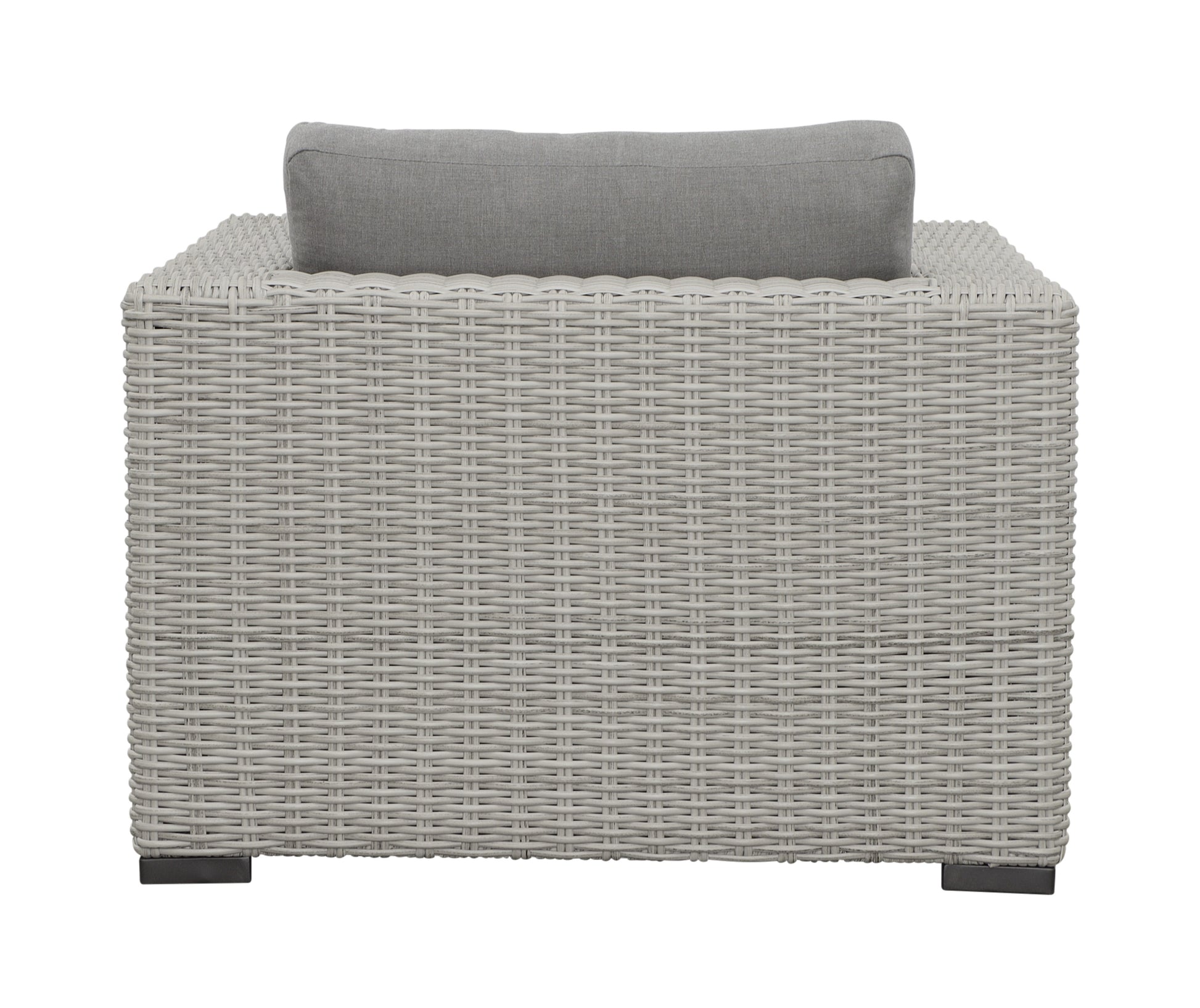 Outdoor Lounge Chair Chic Design, High Quality Materials Deep Cushions, Removable For Easy Storage Relaxation In Style And Comfort Light Gray Wicker