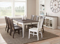 Dark Oak Side Chair: Authentic Farmhouse Style, Distressed Look, Solid Wood Construction, Comfortable Scooped Seat, Set Of 2 Chairs Dark Oak Foam Solid Wood Mdf
